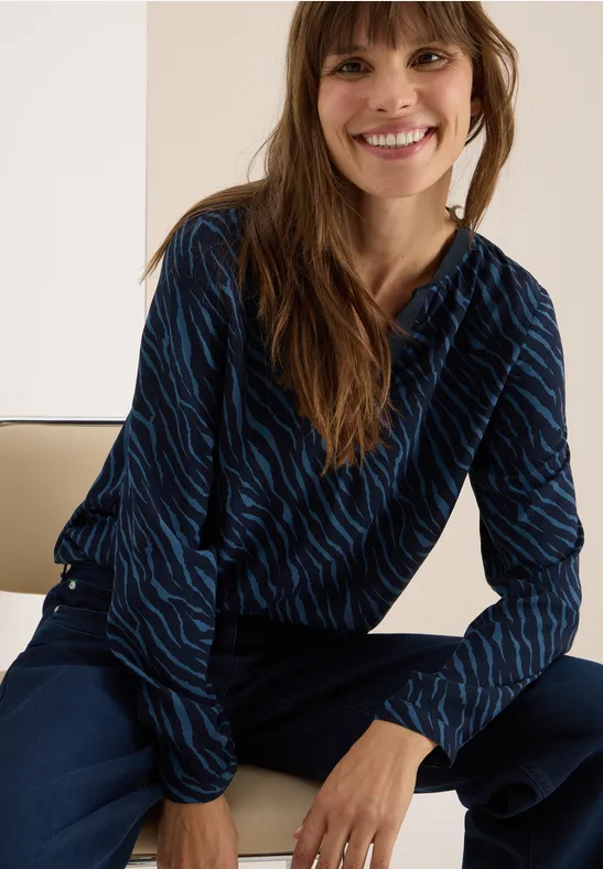 Cecil Blouse met zebraprint