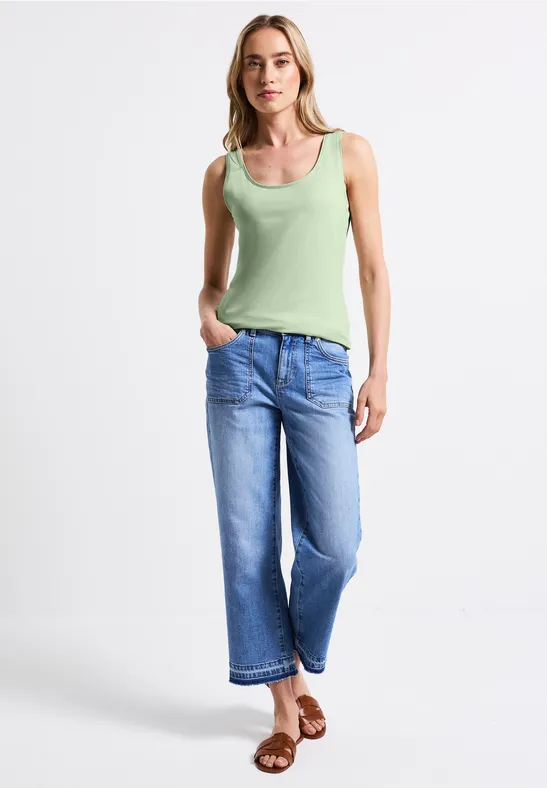 STREET ONE Tanktop ANNI met stretchaandeel