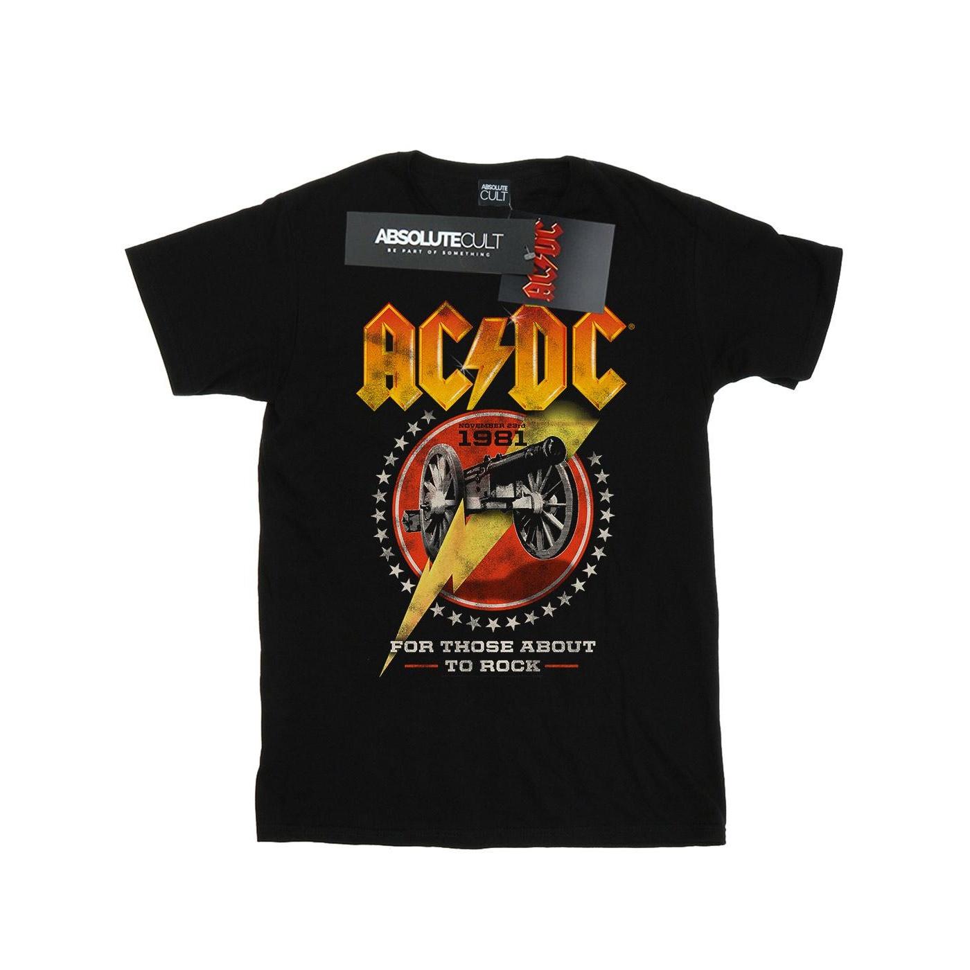 AC/DC jongens voor degenen die op het punt staan ​​een T-shirt uit 1981 te rocken 5-6 Years zwart