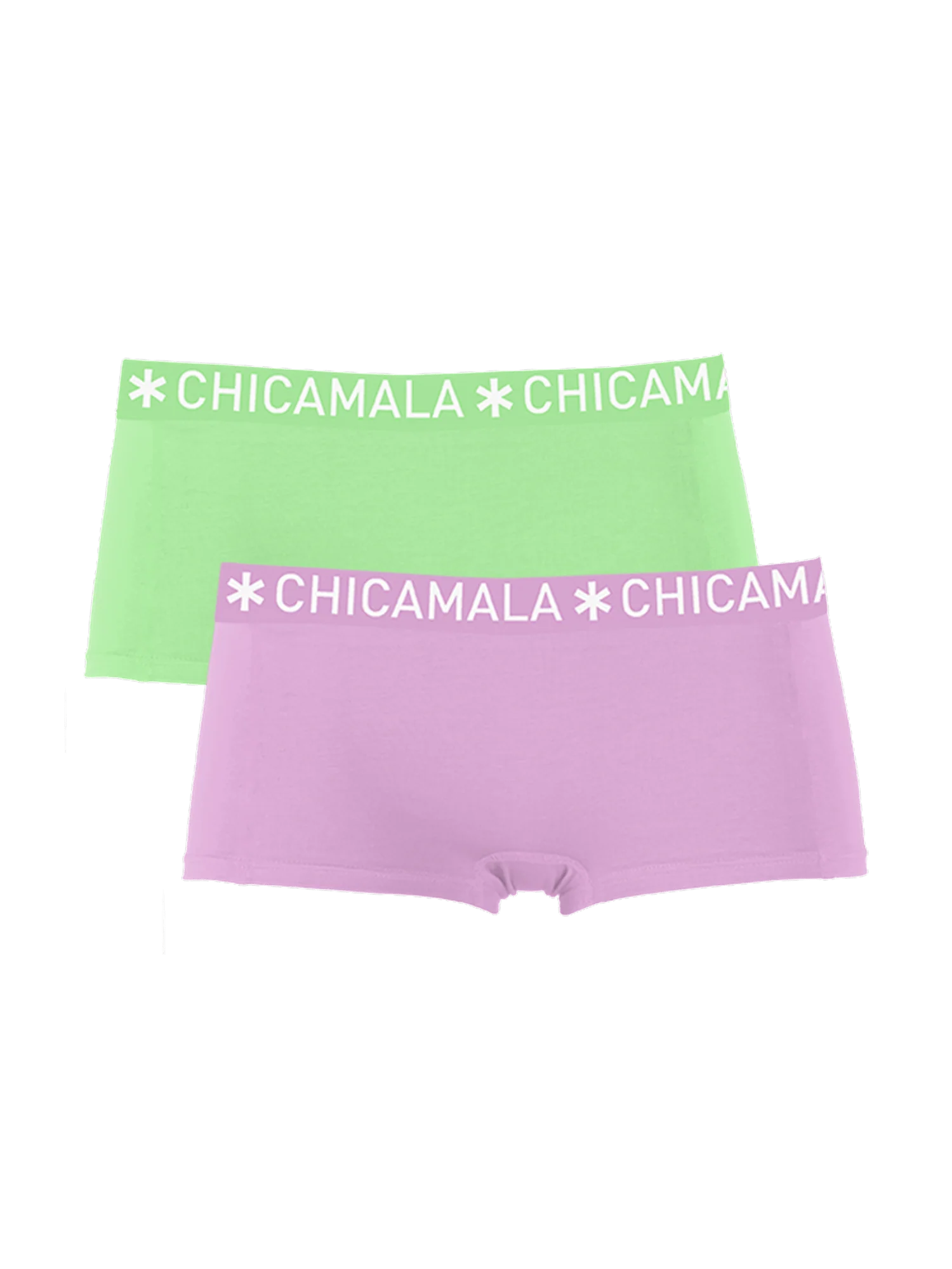 Muchachomalo Dames 2-pack boxershorts effen