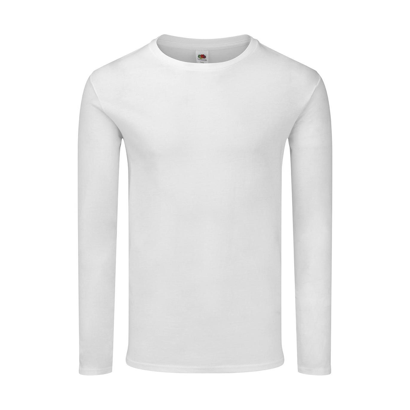 Fruit Of The Loom Heren Iconisch 150 T-shirt met lange mouwen L