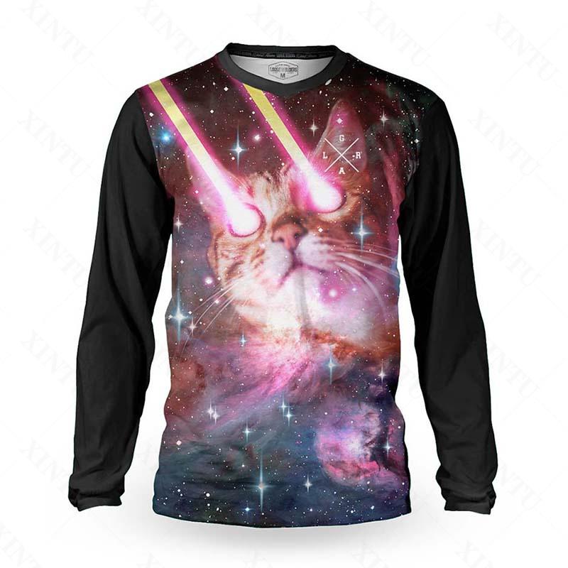ETST0012 Loose riders Men Technical Jersey Longsleeve Motorcycle DH Cross country tracksuit BMX MTB Mountain bike endurance race shirt XL