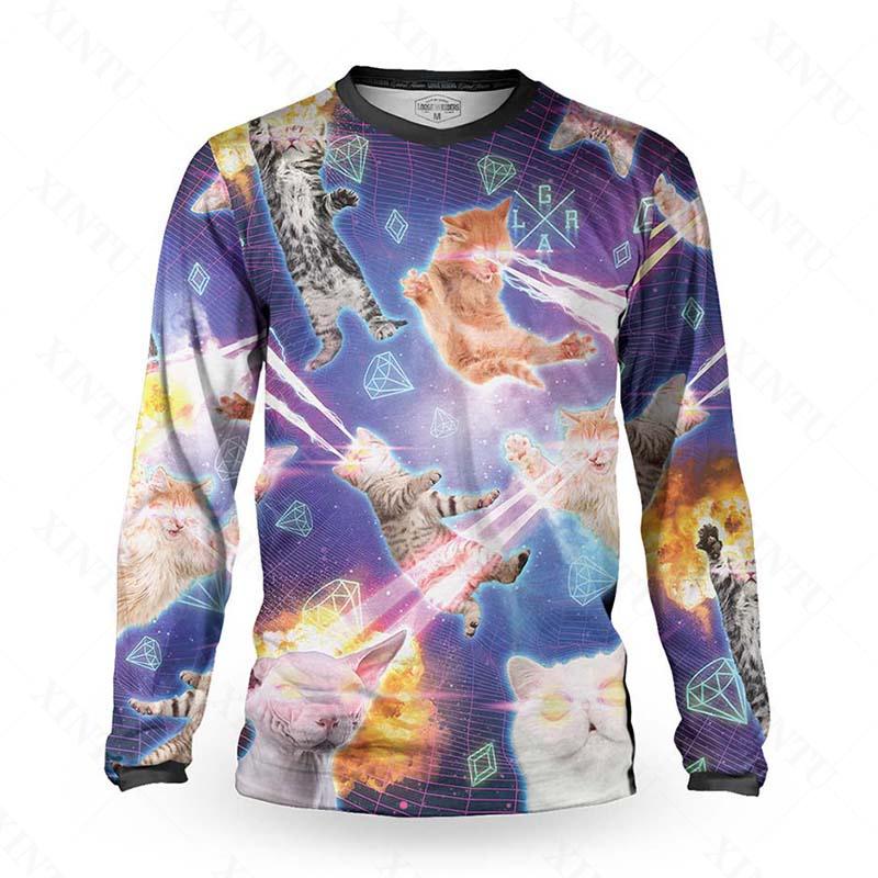 ETST0012 Loose riders Men Technical Jersey Longsleeve Motorcycle DH Cross country tracksuit BMX MTB Mountain bike endurance race shirt XL