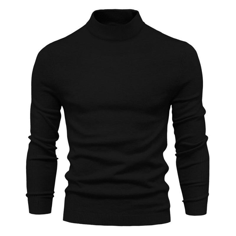 AI Supermarket Heren hoge kraag gebreide pullover trui - Herfst/Winter Casual Collectie XL