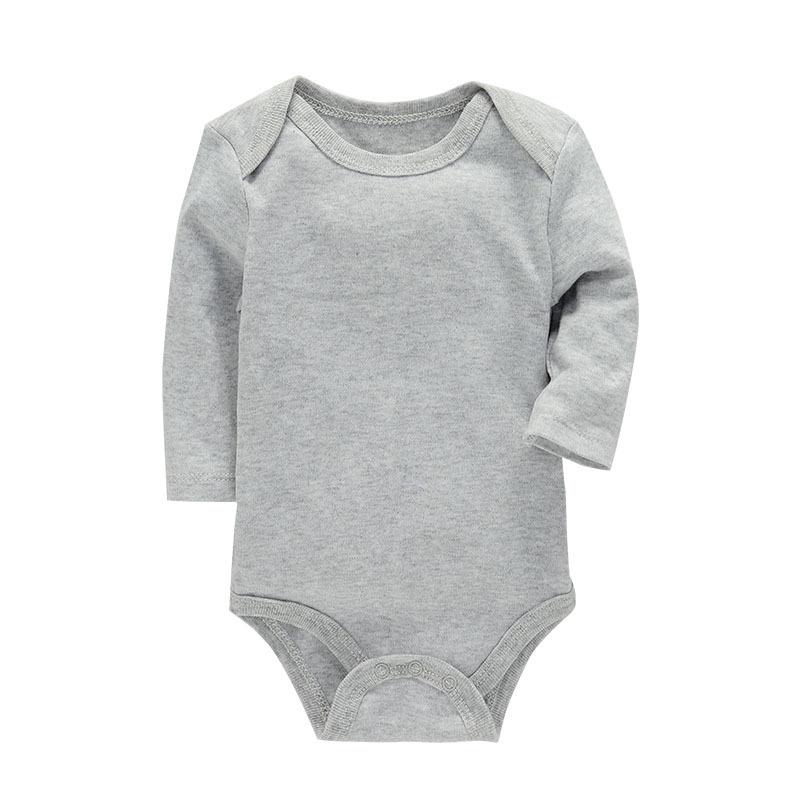 Lawadka 3-24M Vier seizoenen katoenen bodysuit voor pasgeborenen lange mouwen baby meisjes jongens kleding jumpsuit effen baby rompers 3M