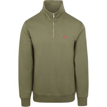Levi's Sweater Levis Sweater Half Zip Groen