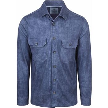 Desoto Sweater  Overshirt Cord Optics Blauw