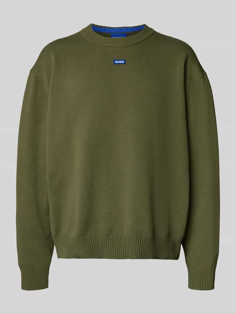 OTTO HUGO Blue Trui met ronde hals San Casey