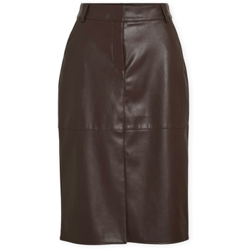 Vila Rok  Noos Dagmar Midi Skirt - Coffee Bean