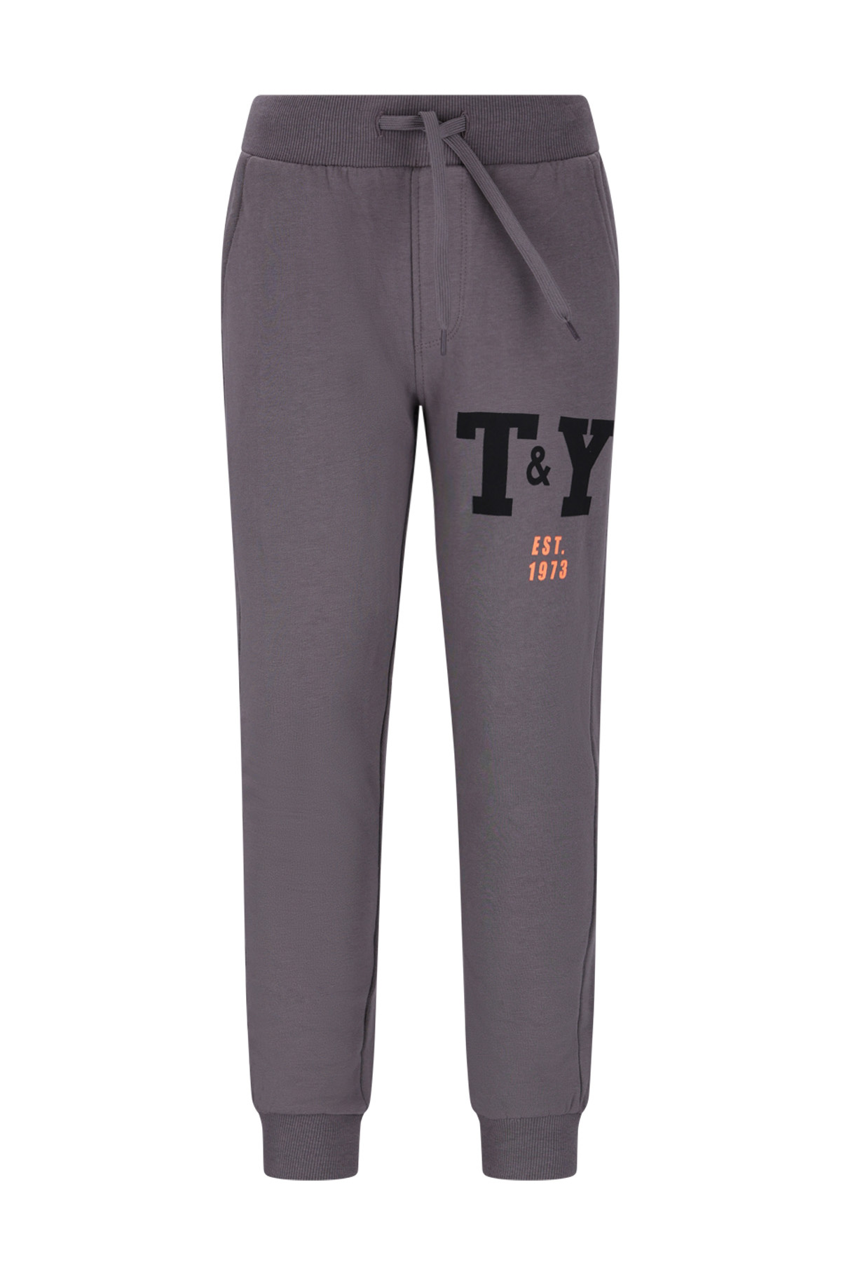 Tygo & Vito winter joggingbroek jongens - grijs - Bikkel