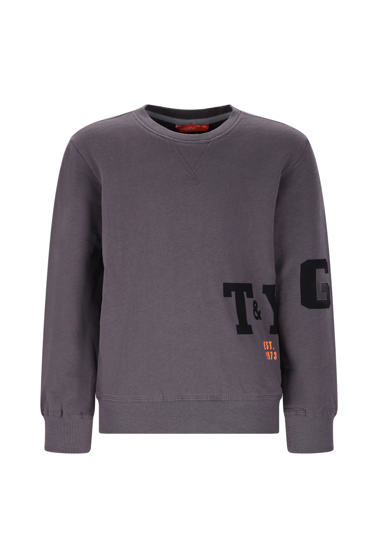 Tygo & Vito winter sweater jongens - grijs - Siebe