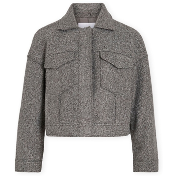 Vila Mantel  Franca Jacket - Medium Grey Melange