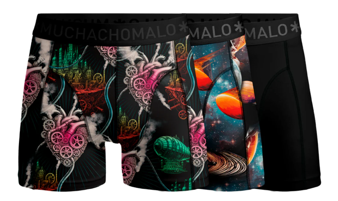 Muchachomalo Boys 3-pack boxer shorts modern age