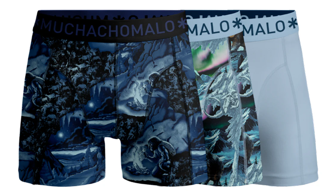 Muchachomalo Boys 3-pack boxer shorts prehistory