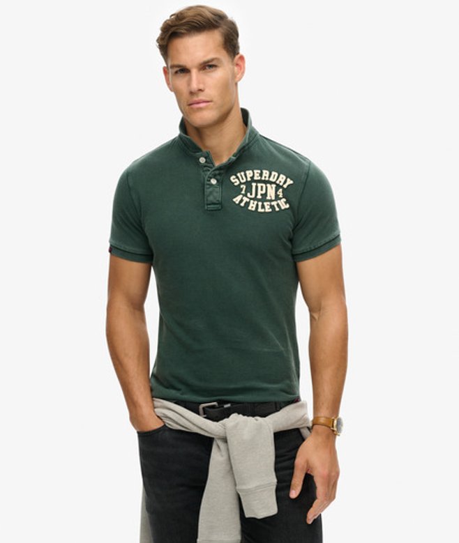 Superdry Vintage Athletic Poloshirt Green