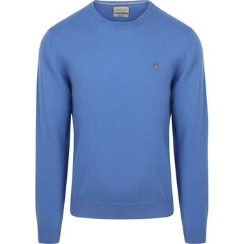 Gant Sweater  Pullover Lamswol Mid Blauw