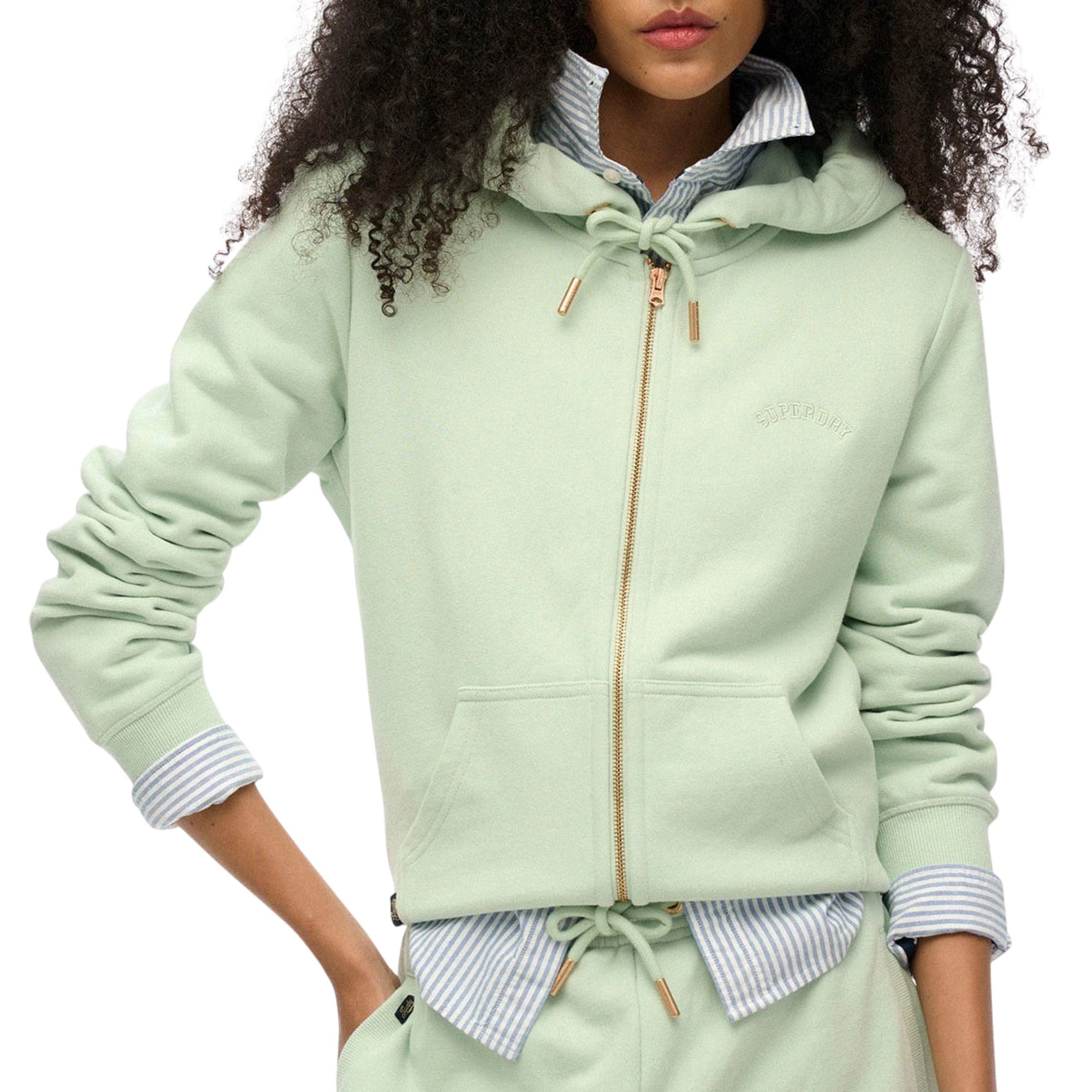 Superdry Essential Logo Zip Hooded Vest Dames