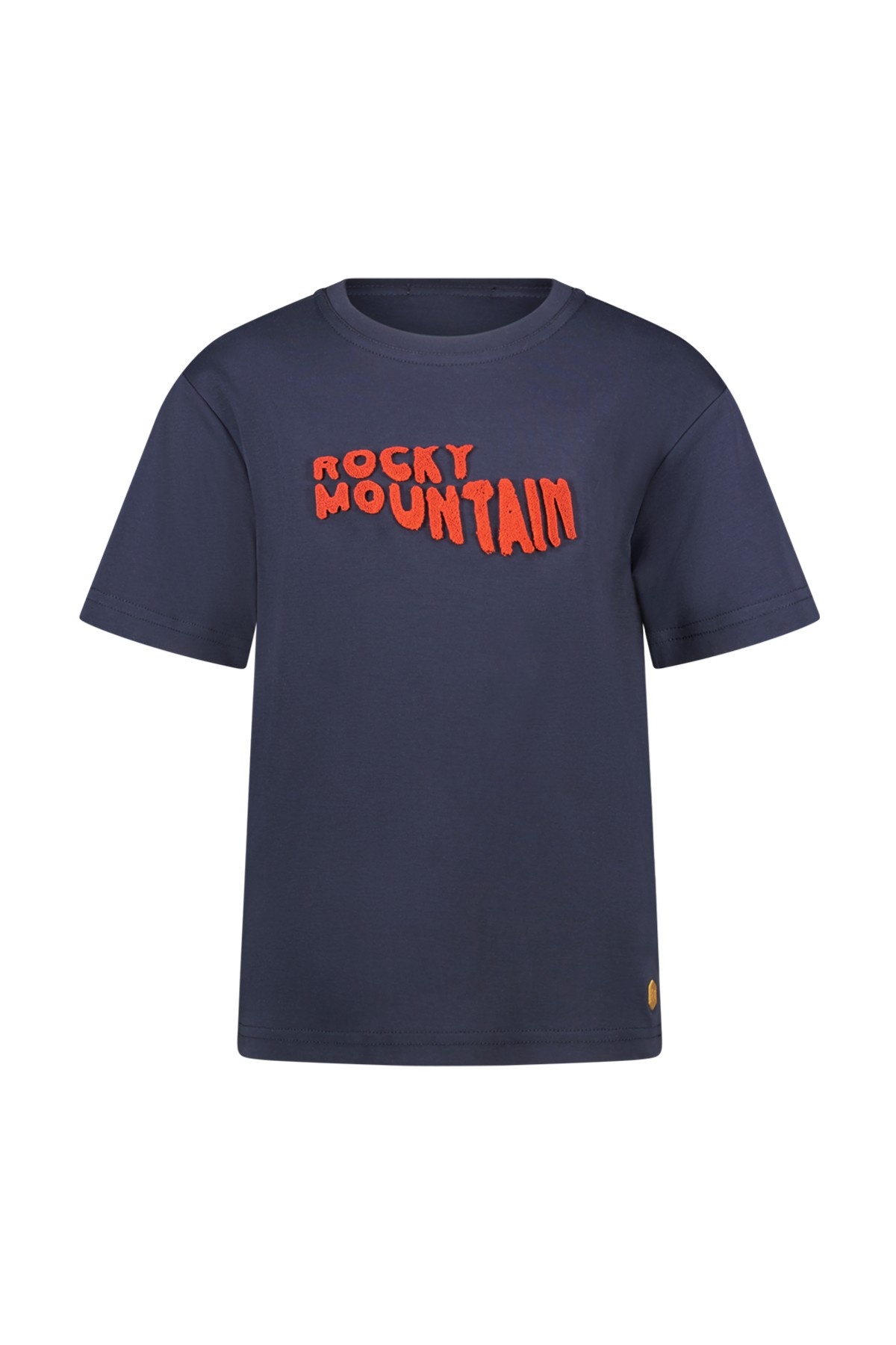 Like Flo winter slub jersey t-shirt jongens -navy blauw - Eagle