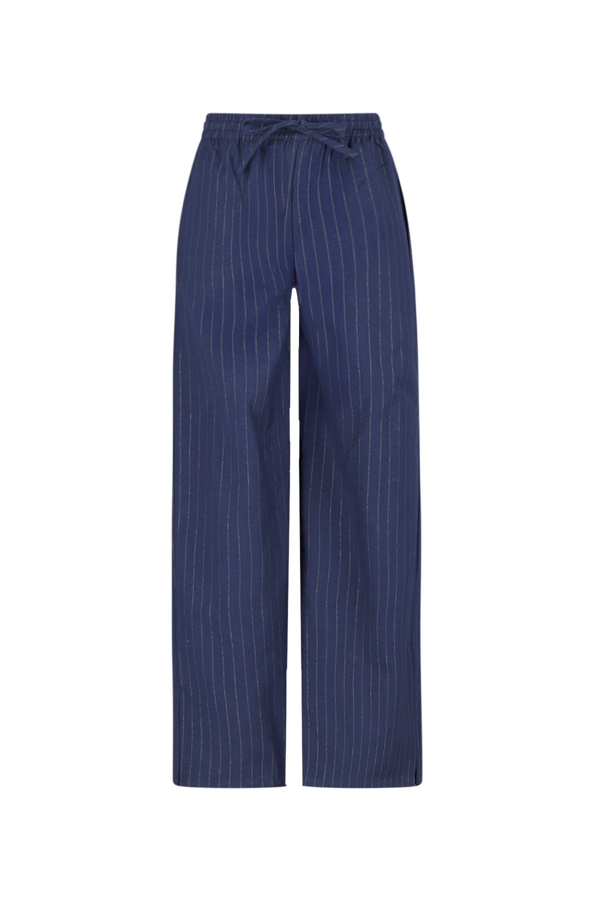 Like Flo winter wideleg broek meisjes teens - navy blauw - Filly - pinstripe