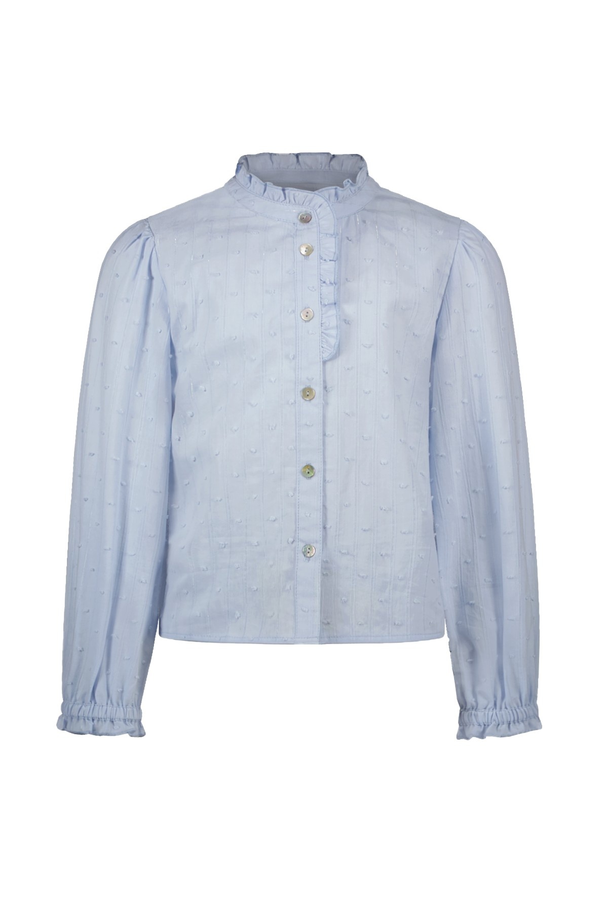 Like Flo winter blouse meisjes - blauw - Cleo - geweven