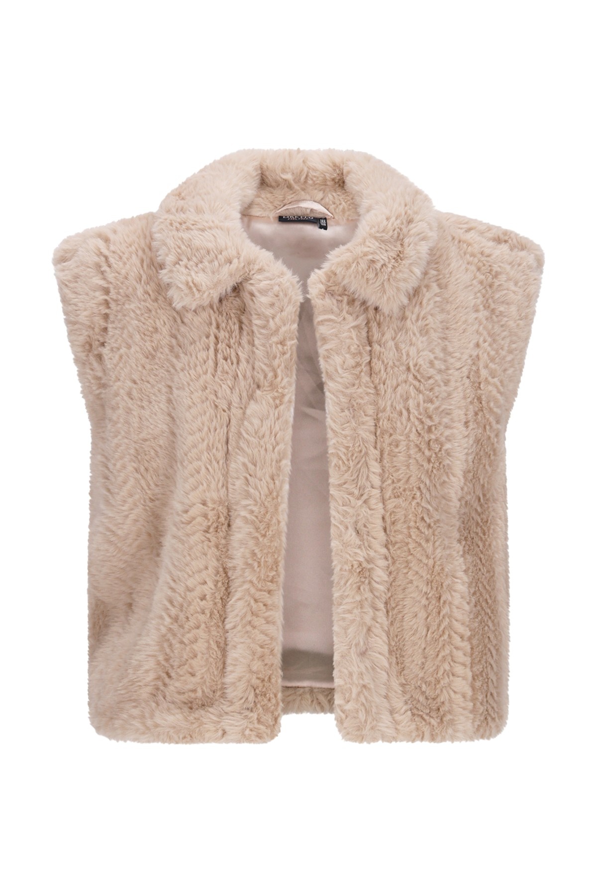 Like Flo winter bodywarmer meisjes - beige - Dorley - fur