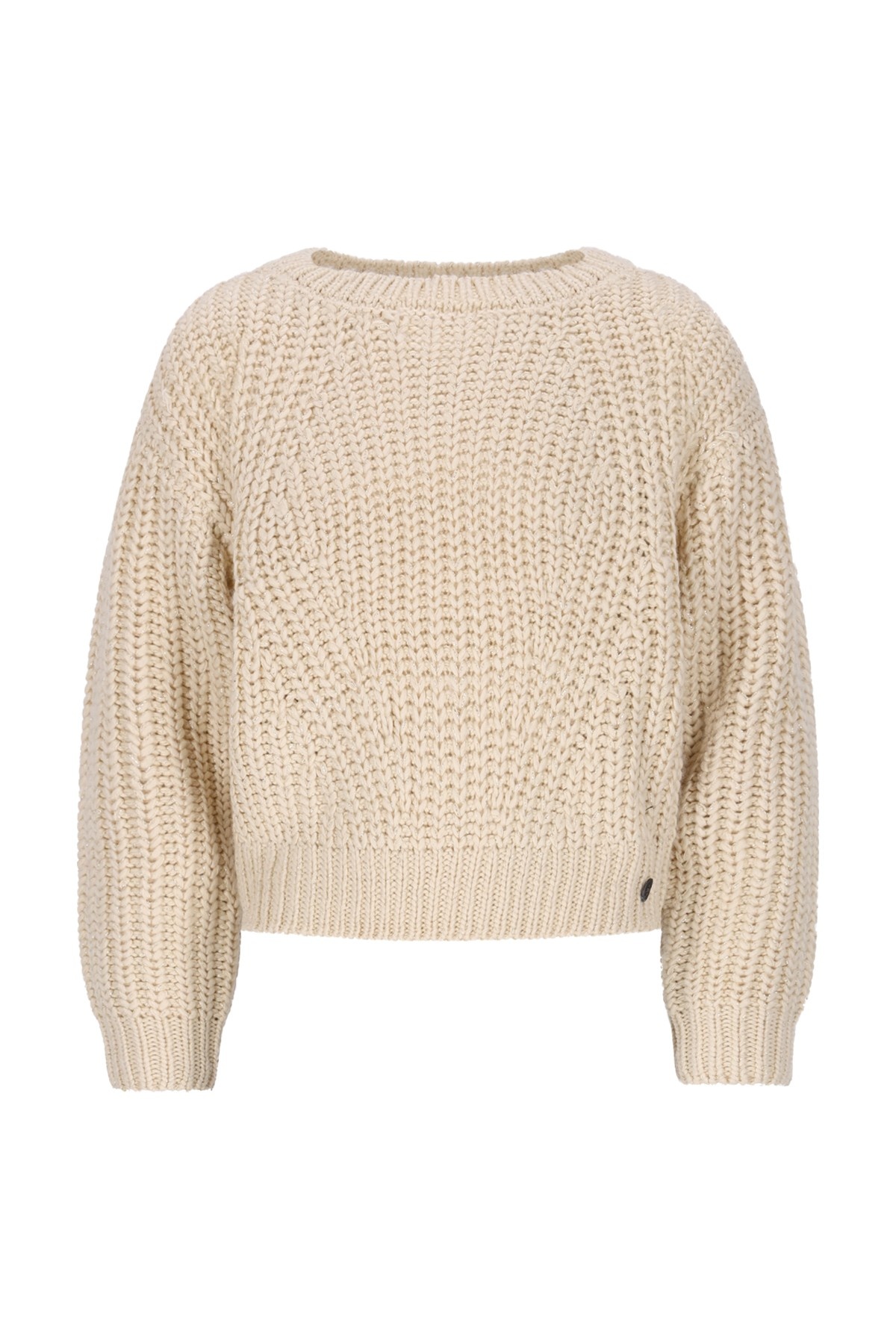 Like Flo winter sweater meisjes - beige - Djuna - gebreid