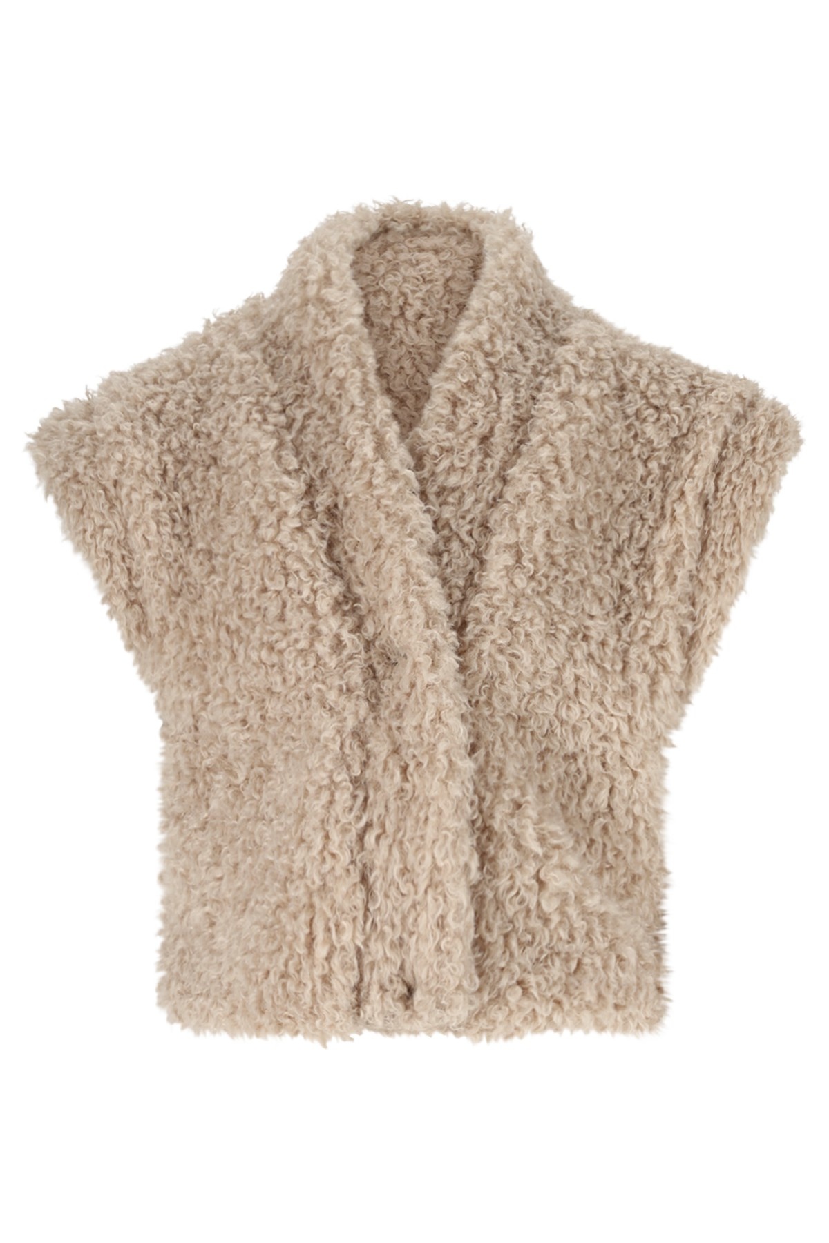 Like Flo winter sweater meisjes teens - beige - Djo - fur