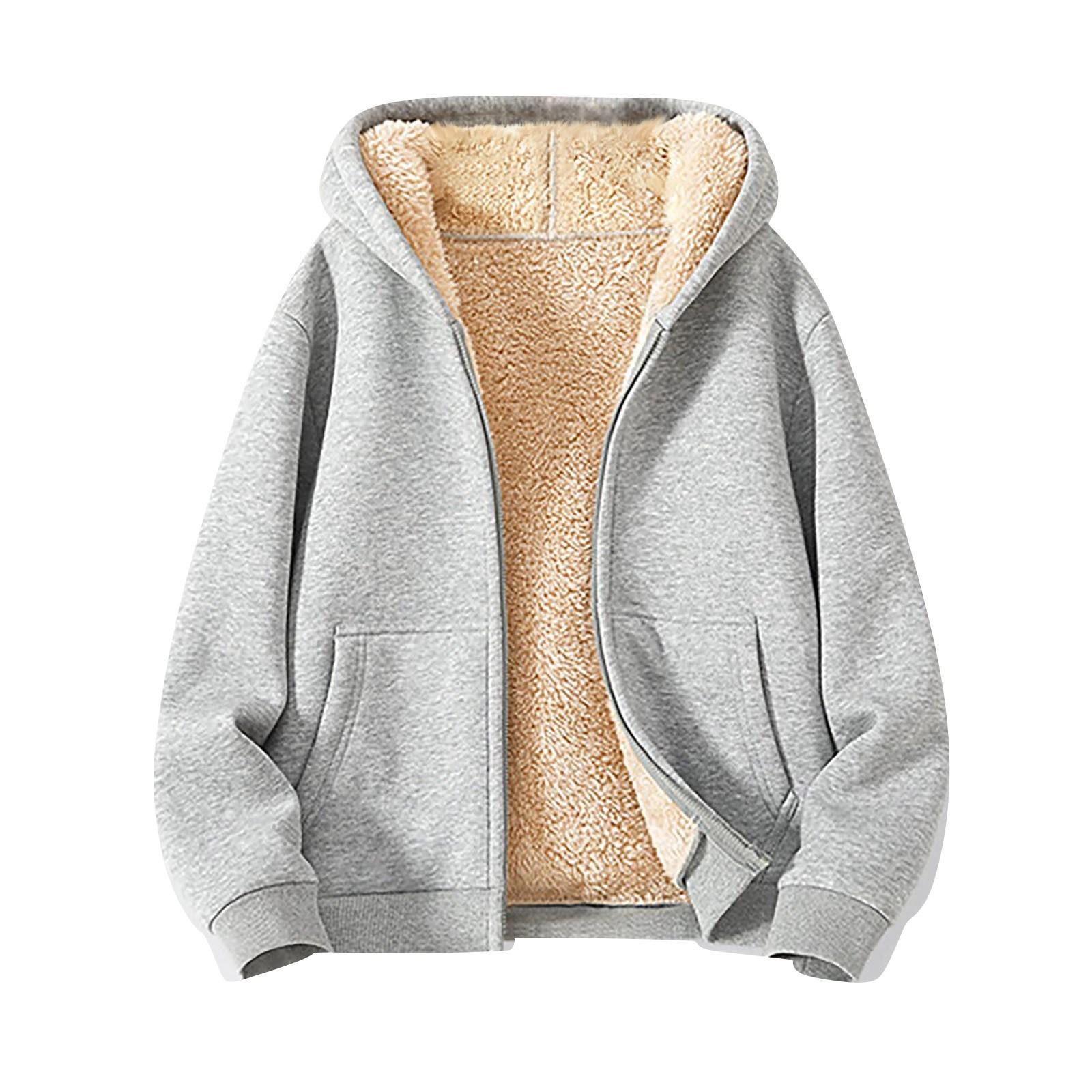 Hong Hollyland Herenjas Zware en Fleece Dikke Heren Hoodie Cardigan XXXXXL