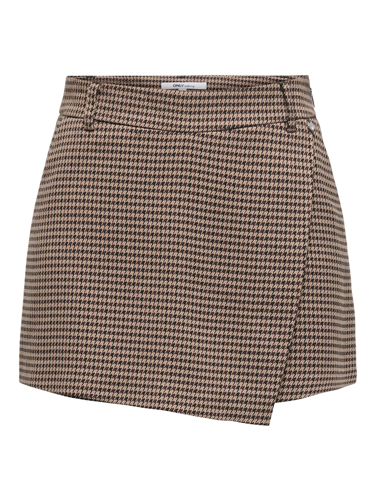 Only Onllettie life mw check skort tlr dessin