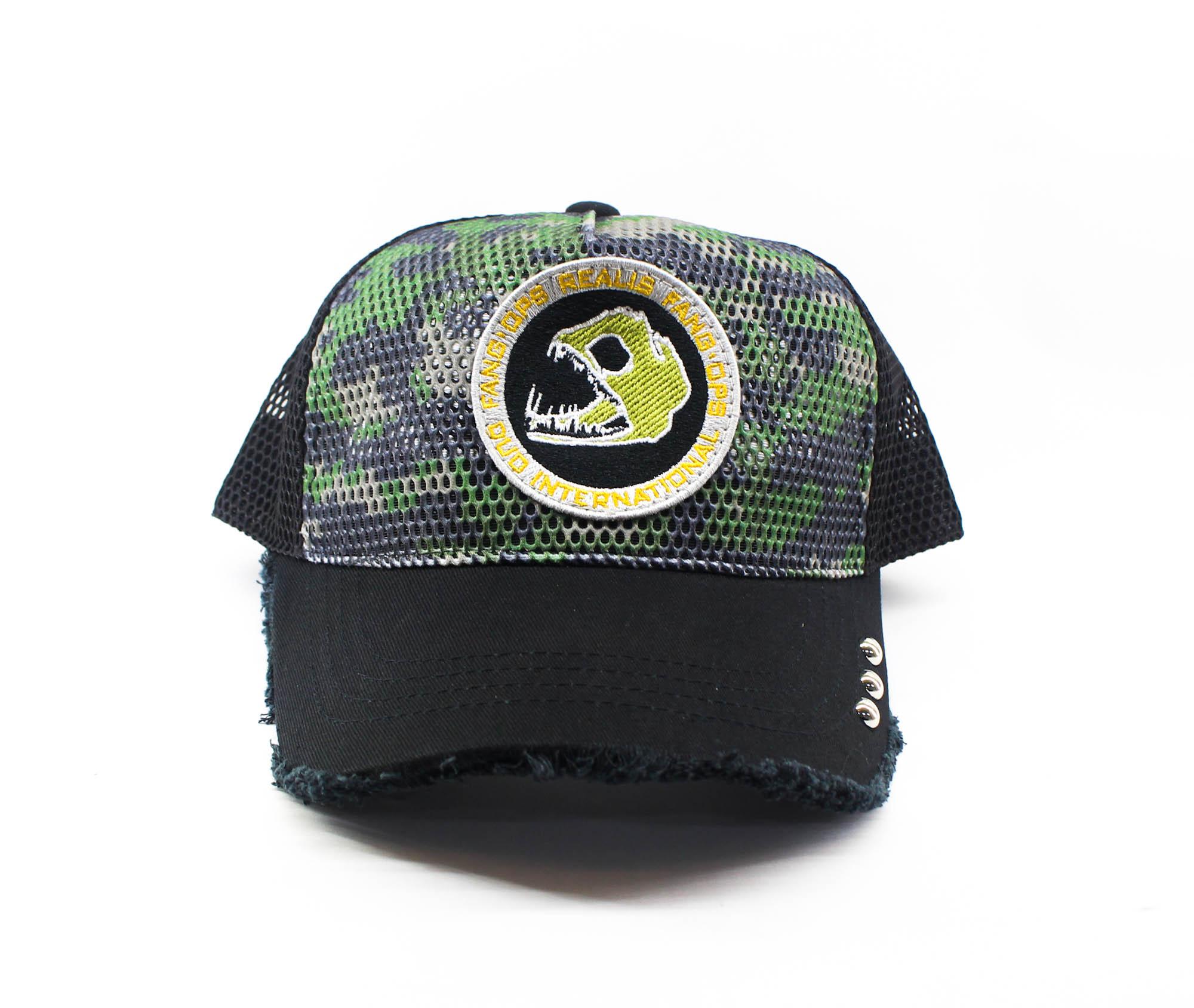 DUO Cap Fang Ops Logo Mesh Vrije Maat Zwart Camo Oranje (3006)