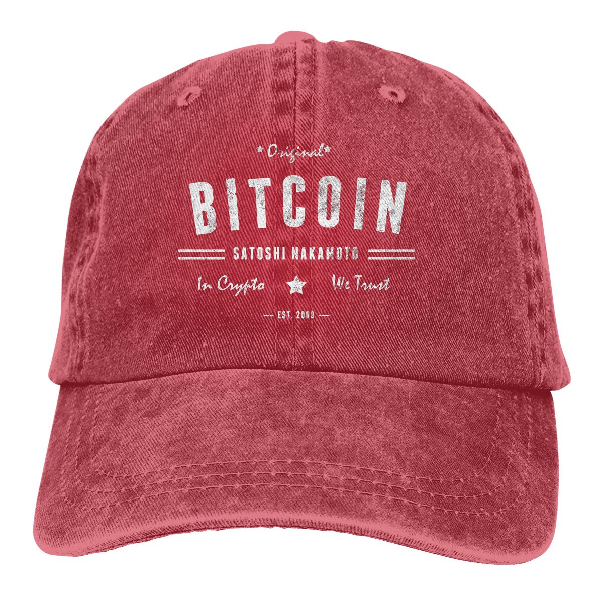 Colorbobble CAP Originele Satoshi BTC Crypto Baseball Caps Pet Bitcoin Cryptocurrency Mijnwerkers Meme Zonnescherm Hoeden voor Unisex One Size