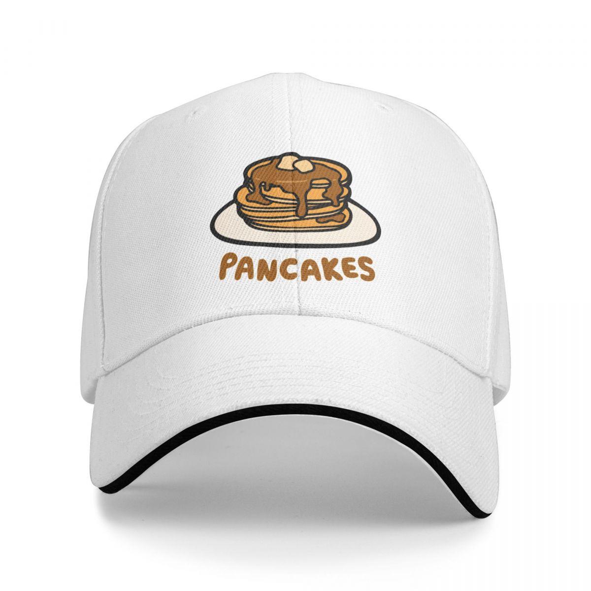 ALLRICK Baseballpet voor unisex vrouwen TOOL Band Pannenkoeken met boter en sirooppatroon op bleek perzik Hoeden Hoed Strand Golf Caps Adjustable