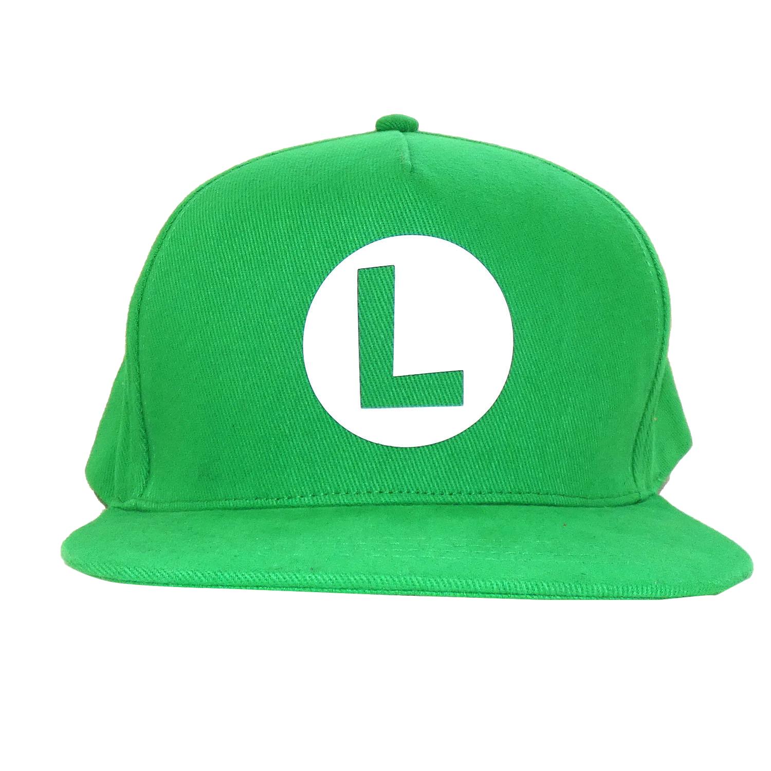 Super Mario Badge Luigi Snapback-pet One Size