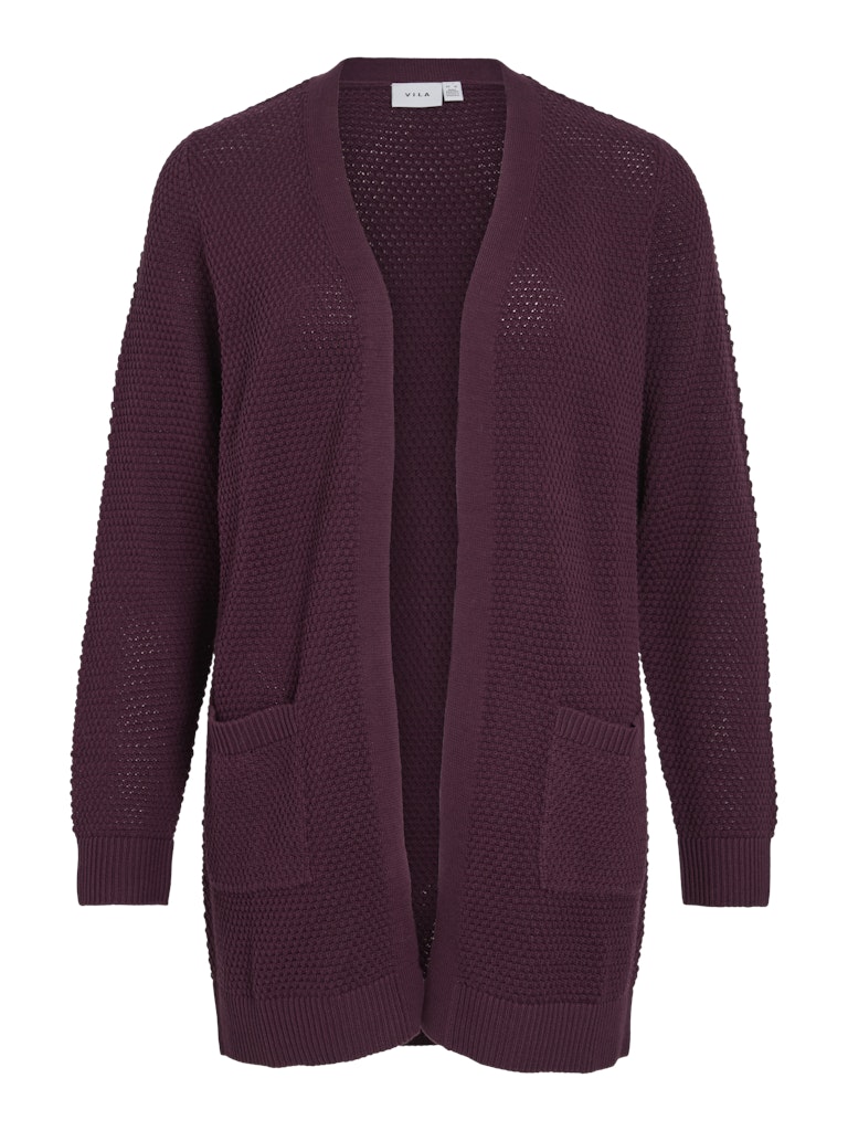 Vila Vidalo ls knit cardigan- noos cerise