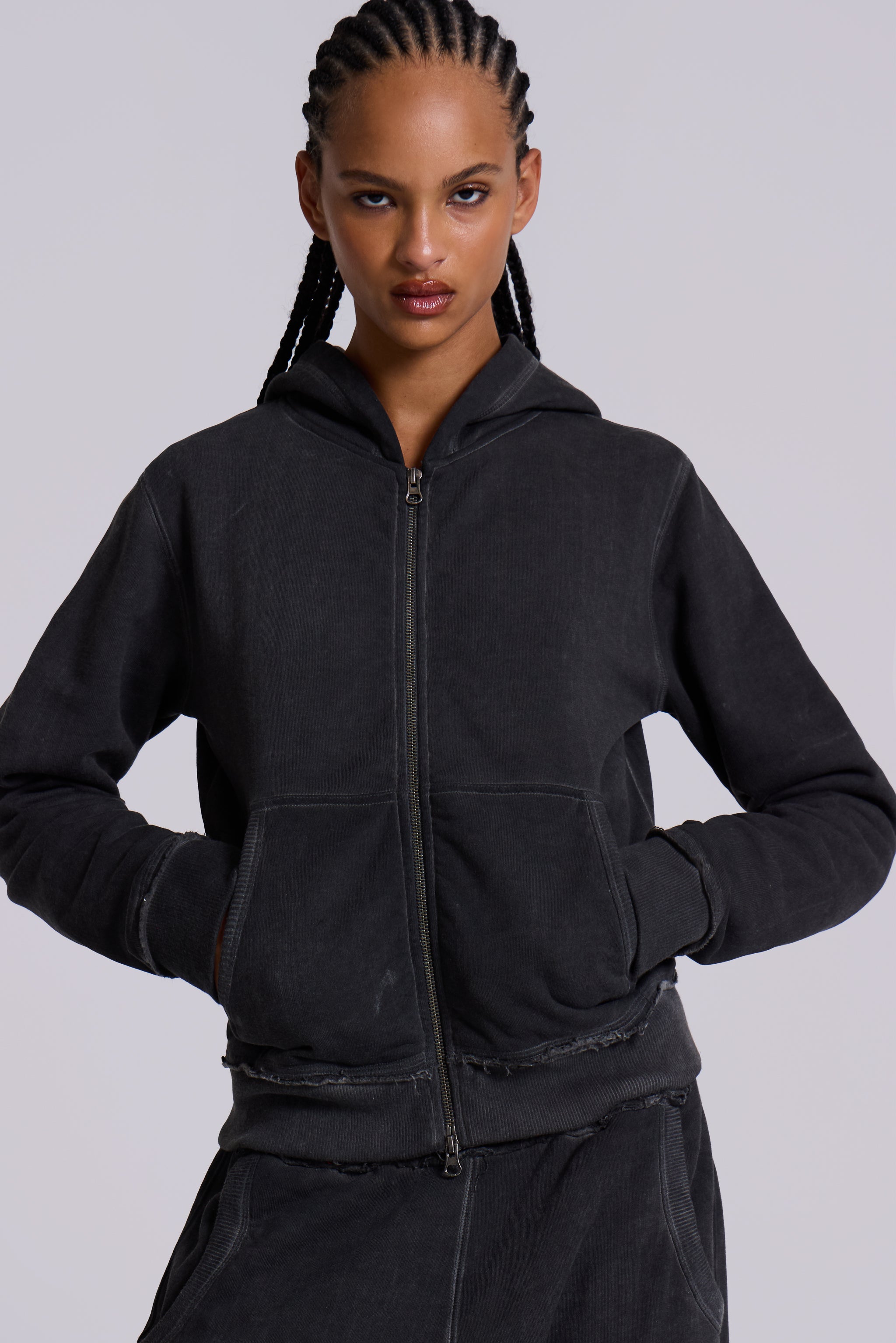 Jaded London Anthracite Monster Hoodie
