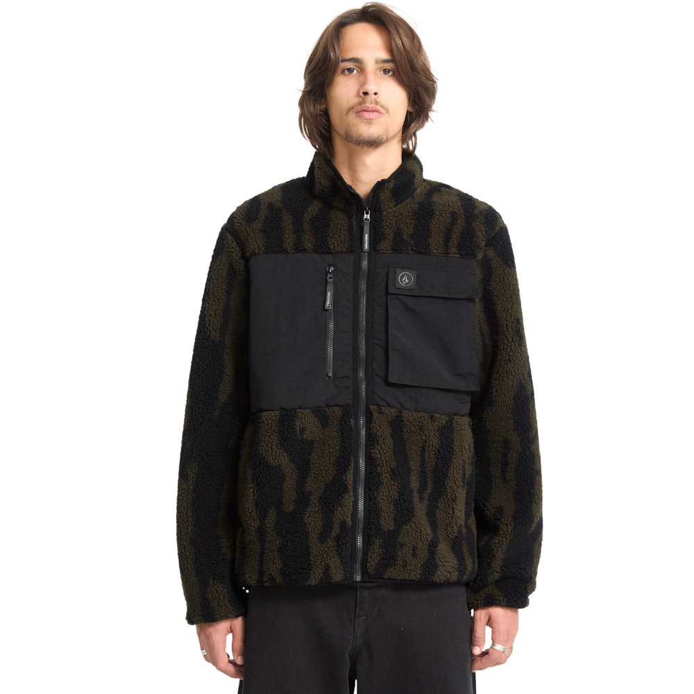 Volcom Storm Stone Zip Fleece Sage Leaf