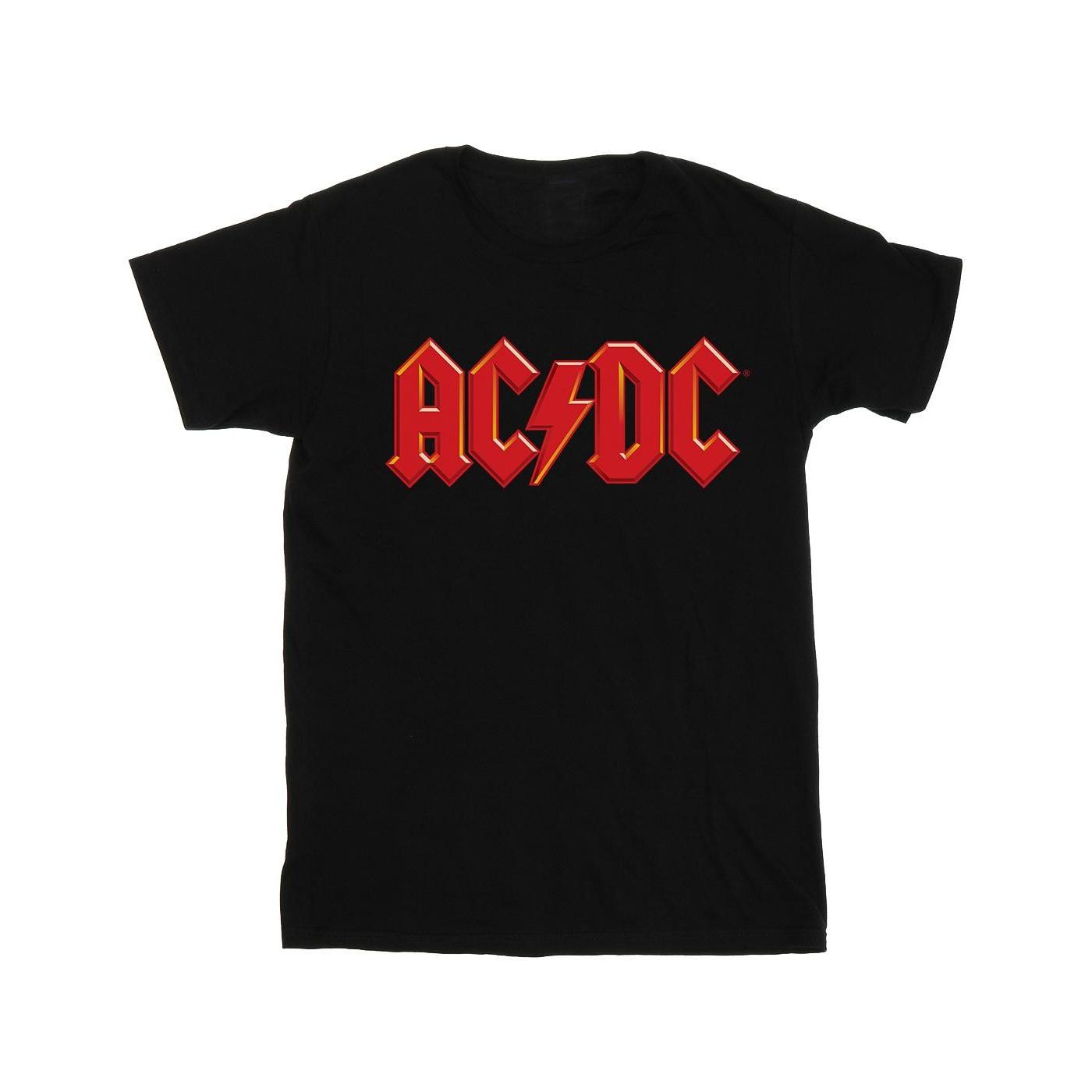 Pertemba FR - Apparel ACDC jongens T-shirt met rood logo 7-8 Years zwart
