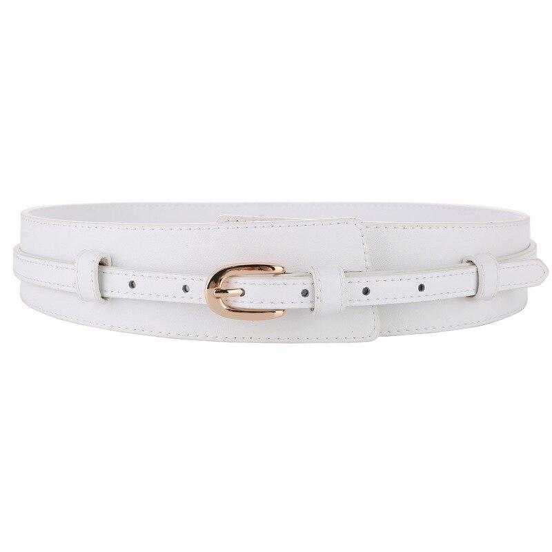 COOLERFIRE FASHION Damesriemen Hoge kwaliteit lederen riemen voor heren Mode Vintage Klassieke Designer's Riemen LD061 95CM wit