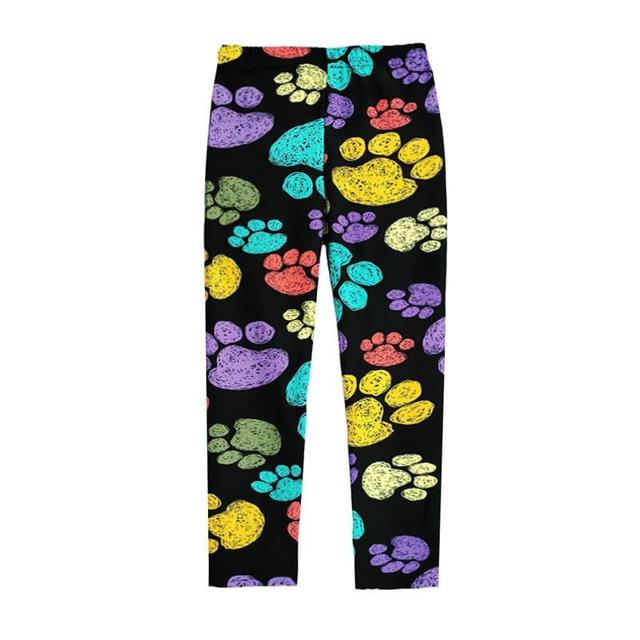 QEENRAAN Kinderbroeken Mooie leggings voor babymeisjes Kinderbroeken met bloemenprint en elastische lange broek 150