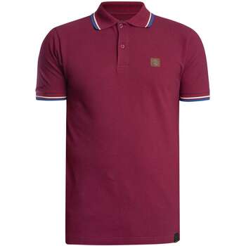 Trojan Polo Shirt Korte Mouw  Driekleurig piqué poloshirt met punt