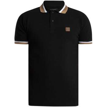 Trojan Polo Shirt Korte Mouw  Jacquard Trim Ottoman Rib Poloshirt