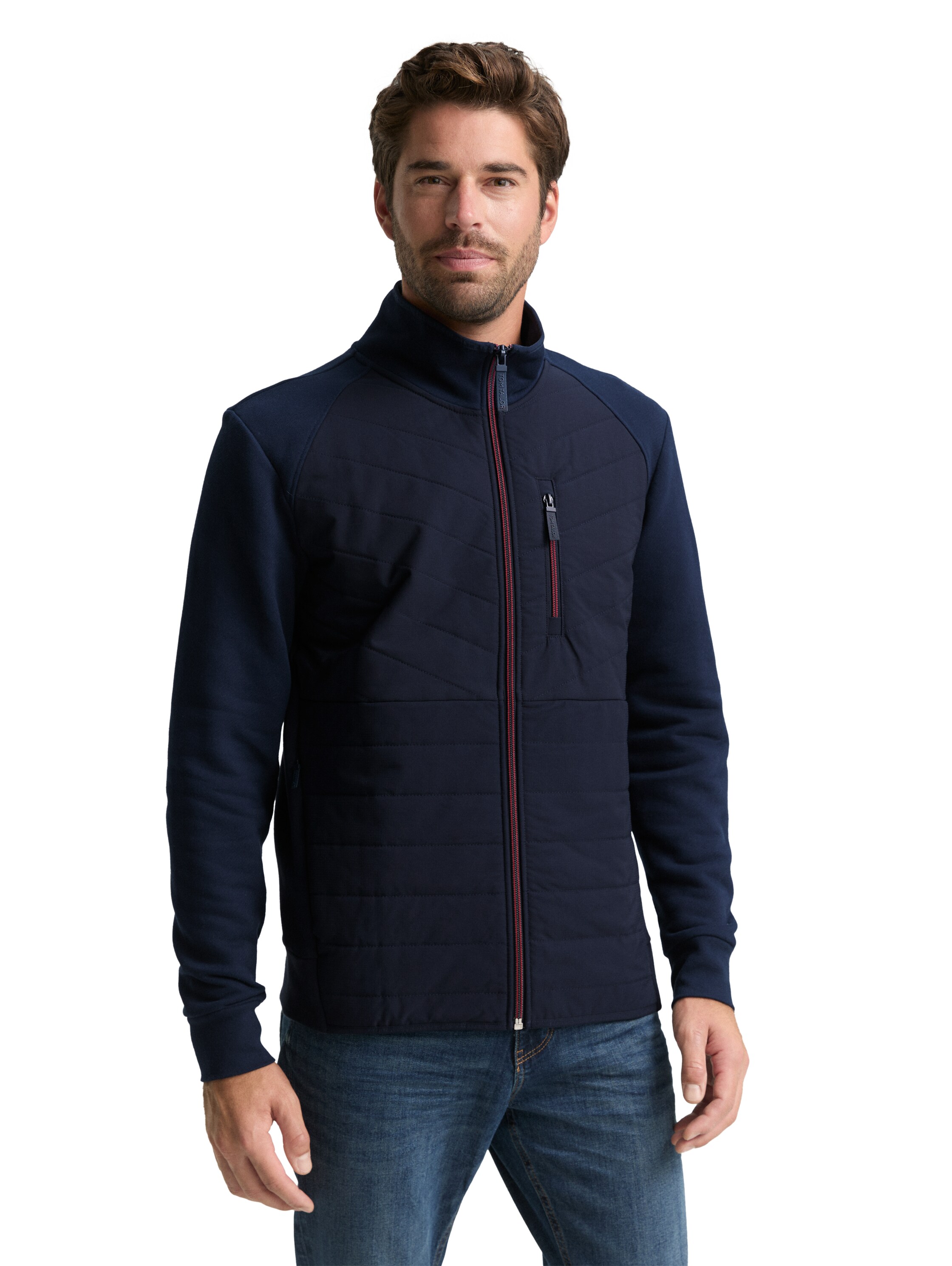 Tom Tailor Hybride zweetjack met quilting