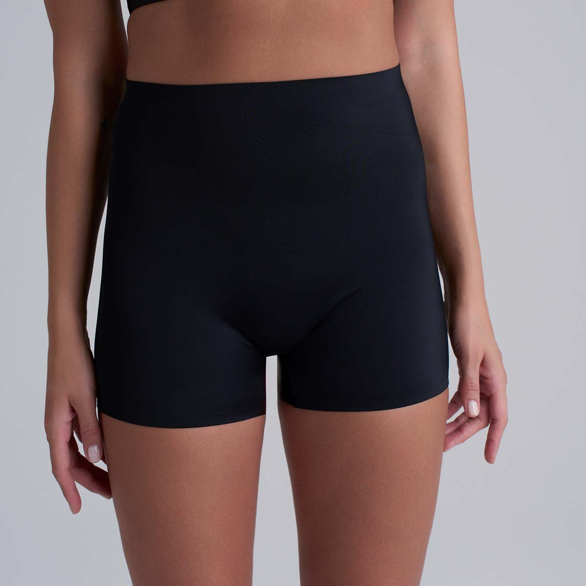 Bye Bra Invisible Shorty hipster slip, zwart