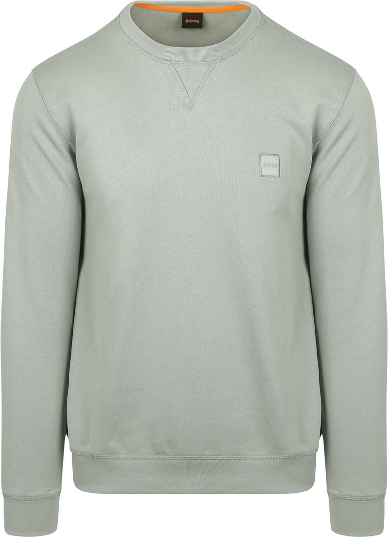 Boss Sweater Westart Lichtgroen