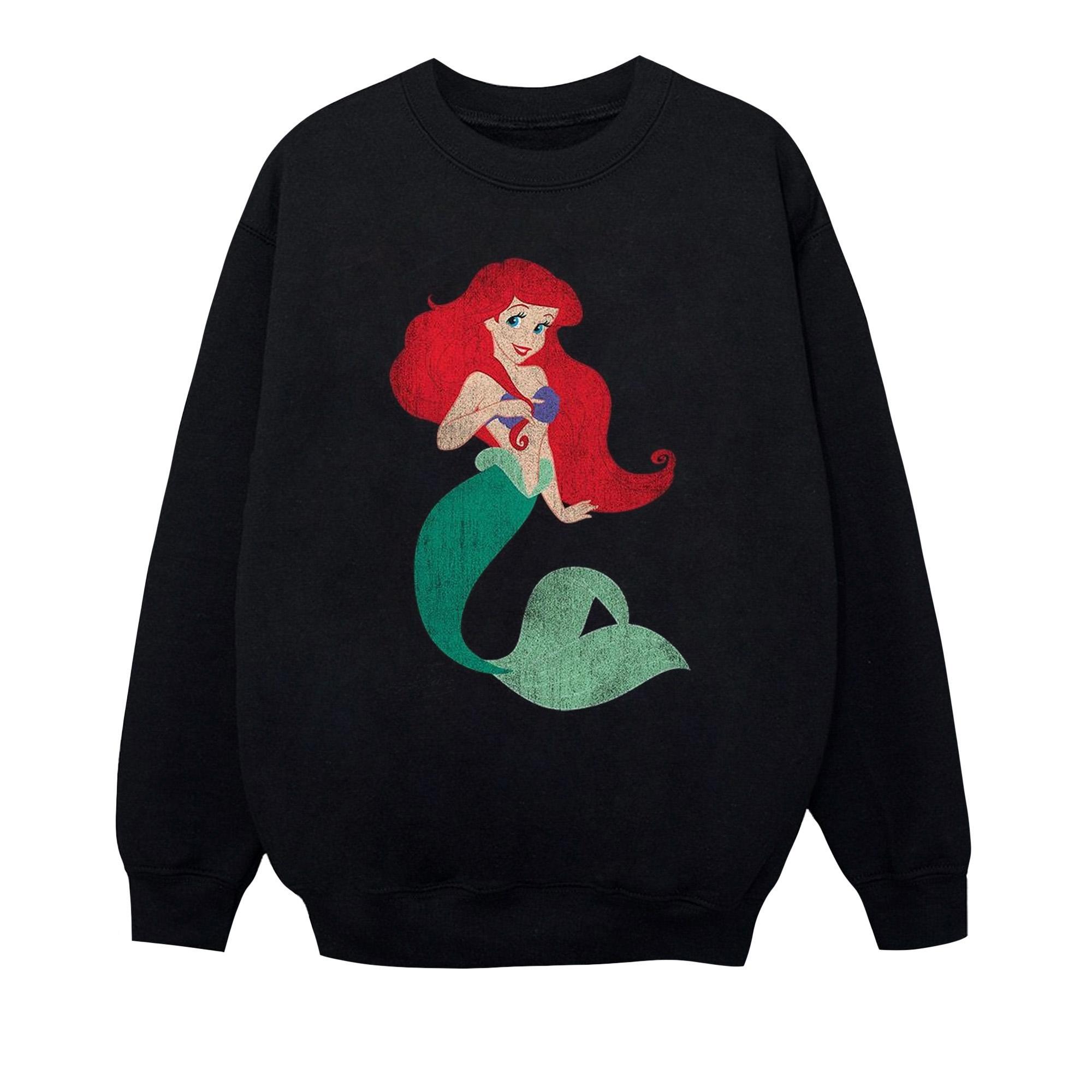 Disney Princess Klassiek Ariël-sweatshirt voor meisjes 7-8 Years