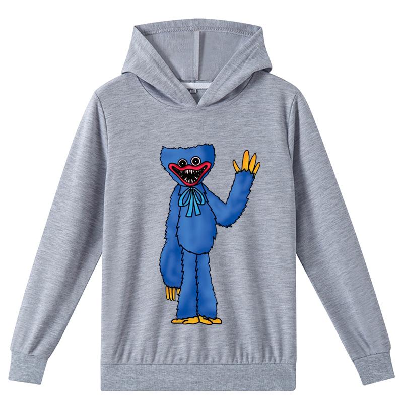 Memory Q 3D-hoodie voor kinderen Huggy Wuggy trui Poppy Playtime kindertrui 120cm