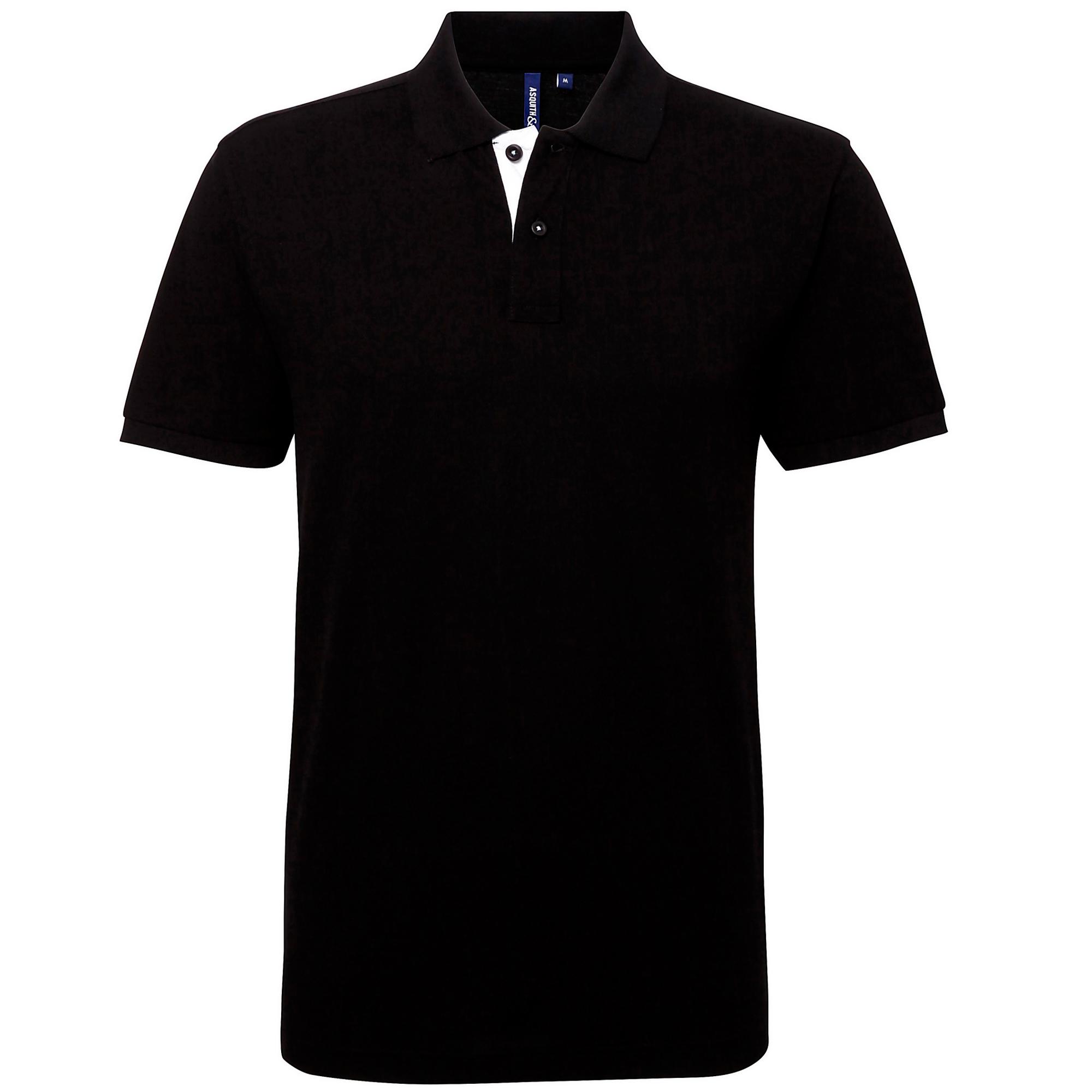 Asquith & Fox heren klassiek fit contrastpoloshirt 2XL