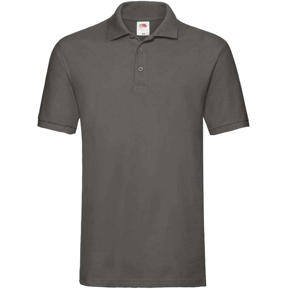 Fruit Of The Loom Mens Premium Cotton Pique Polo Shirt S