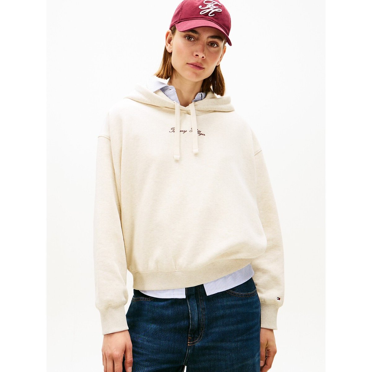 Tommy Hilfiger Hoodie CLASSIC SCRIPT FLEECE HOODIE