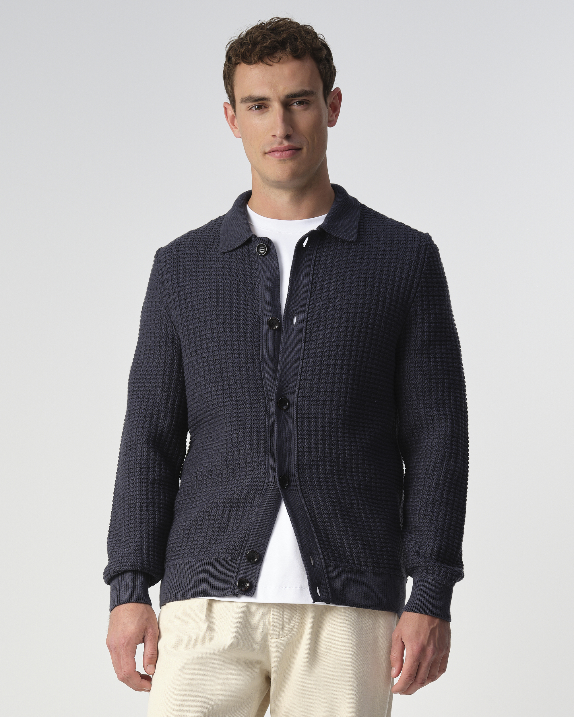 J.C. Rags Bank polo long sleeve